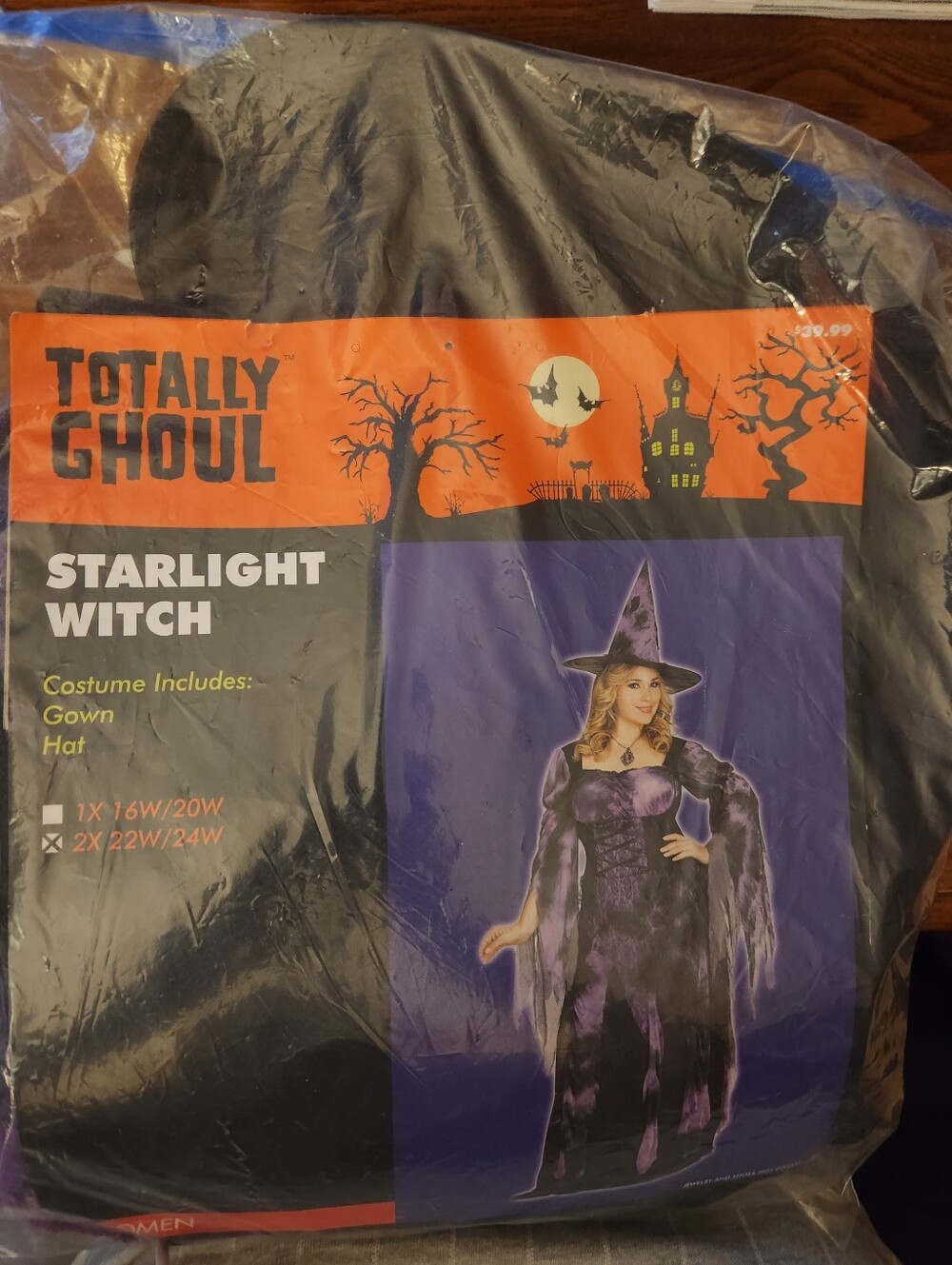 Source Unknown Starlight Witch Costume - Purple & Black
